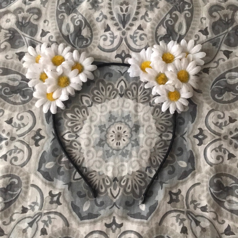 Daisy cat ears headband